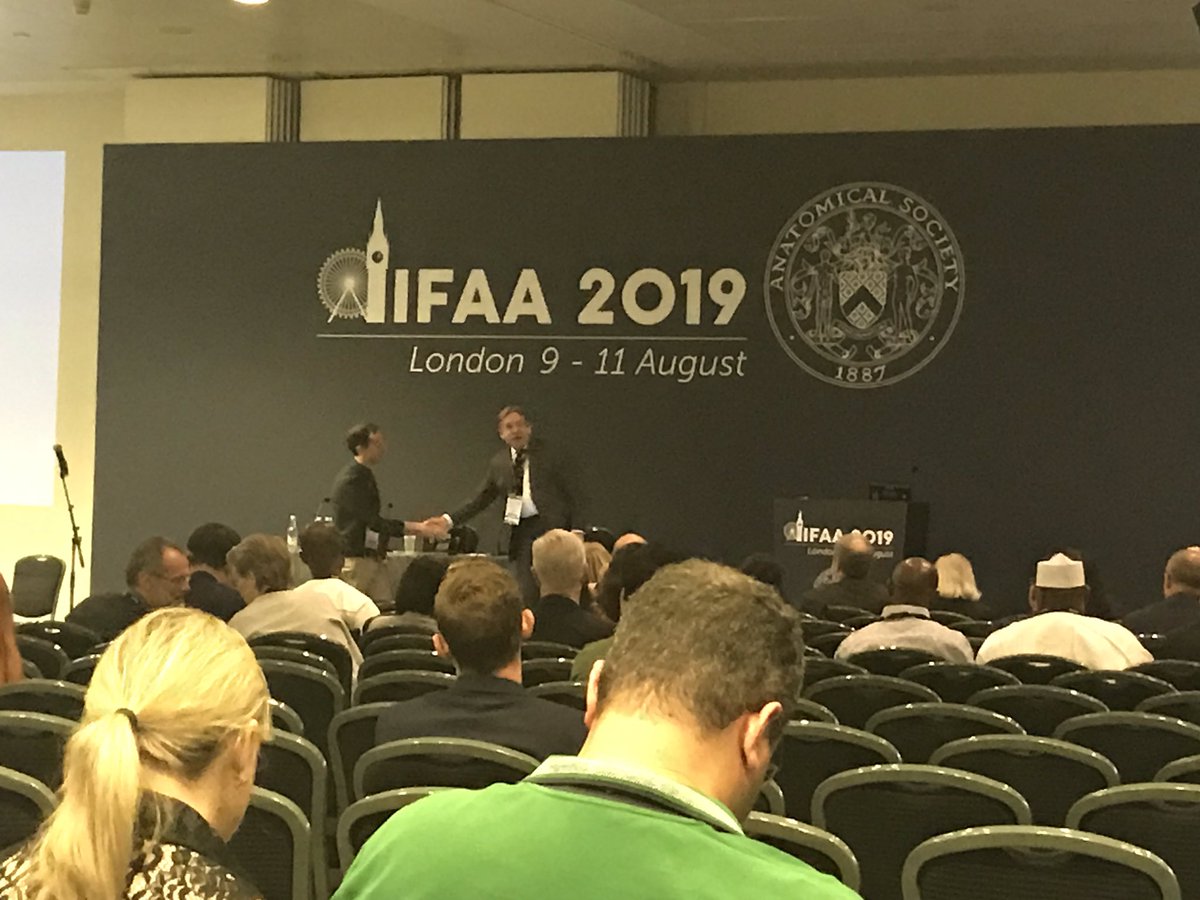 Paxton_Lab's tweet photo. Wonderful to see @j_w_mortimer winning (joint) best poster prize at @IFAA2019 . A real achievement and testament to his hard, and innovative, work! Well done, Jeremy 👏🏻 👏🏻 👏🏻 https://t.co/KWdX1V6dKT
