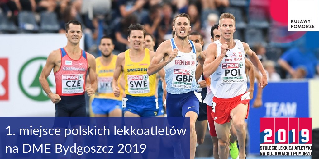 LubieTuByc's tweet photo. Polska Najlepsza podczas Drużynowych #ME #bydgosz2019 #etch2019 #dme2019 🥇🏆#sportWKP #KujawyPomorze  @EuroAthletics @PZLANews @BydgoszczPL @sport_tvppl @tvpbydgoszcz @radiopik foto #PSkraba https://t.co/u22YatVeRJ