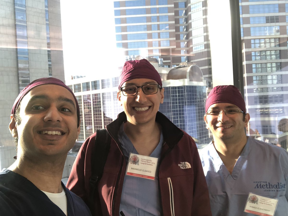 AhmedNagyMD's tweet photo. Had lots of fun and met many new friends over the past 3 days @HMethodistCV #CVbootcamp19. Thanks to the amazing faculty, awesome co-fellows and hard working course coordinators. Until we meet again!! #ACCFIT @ChamsiPash @HuieLin @NadeenFaza @ACCinTouch @Joe_Aoun_ @Doc_Hassanin https://t.co/frLJxTiixo