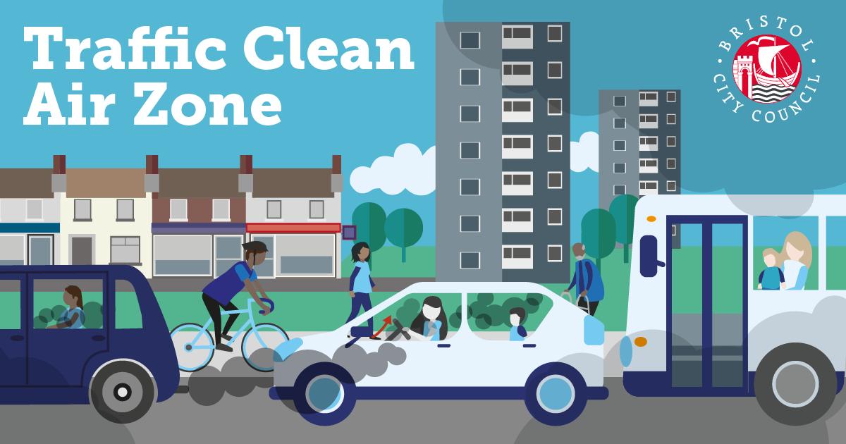 BristolCouncil's tweet photo. Bristol Traffic Clean Air Zone consultation closes at 11.59pm tomorrow. Give your views via the online survey ⏰⏳ https://t.co/XrT4KgOMK6 and find out more about the proposals through this video: https://t.co/cDM2Dq5rzk #CleanAirforBristol #Airpollution https://t.co/B9c9Zu5DTK