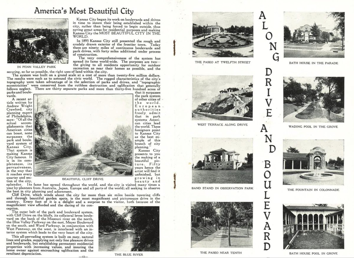 UnionStationKC's tweet photo. Kansas City - "America's most beautiful city"

KC pride and a fascinating look back at our city in the early 1920s in a special feature from the "Between Trains" guide for rail travelers. https://t.co/LvXgIpWvLZ