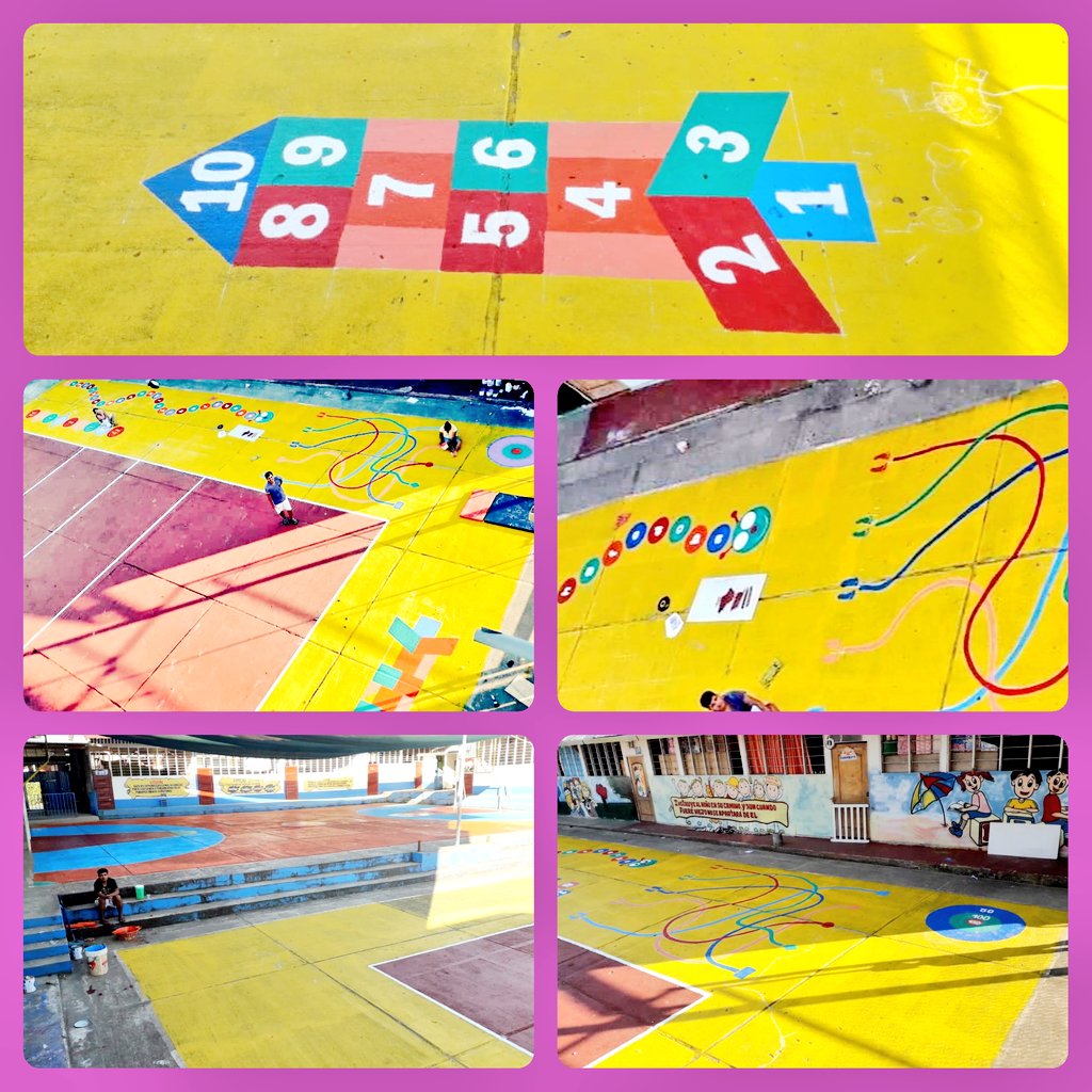 En #IEAHuepetuhe iniciamos el proyecto de #PatiosDinámicos fomentando la visibilidad del valor de la juego en la niñez. 
"Los niños y niñas no juegan para aprender pero aprende porque juegan "Jean Piaget
#EducaciónAdventista #MasQueEnseñanza #MSOP