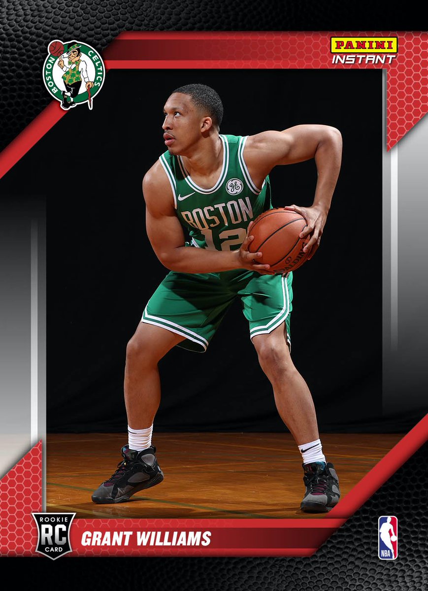 Feelin' that #celticpride in my new gear ☘️. Everyone go check out my @celtics #PaniniInstant card now! qr.paniniamerica.net/26v34