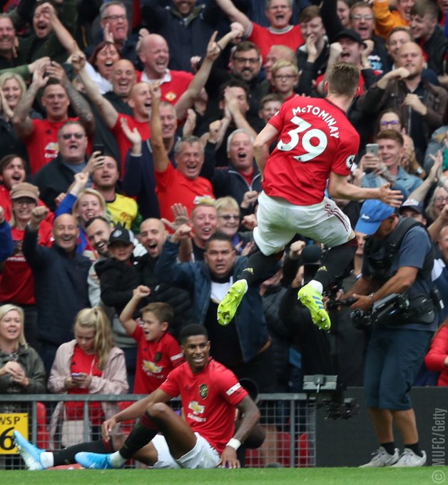 Celebración de un tanto del United (Foto: Manud).