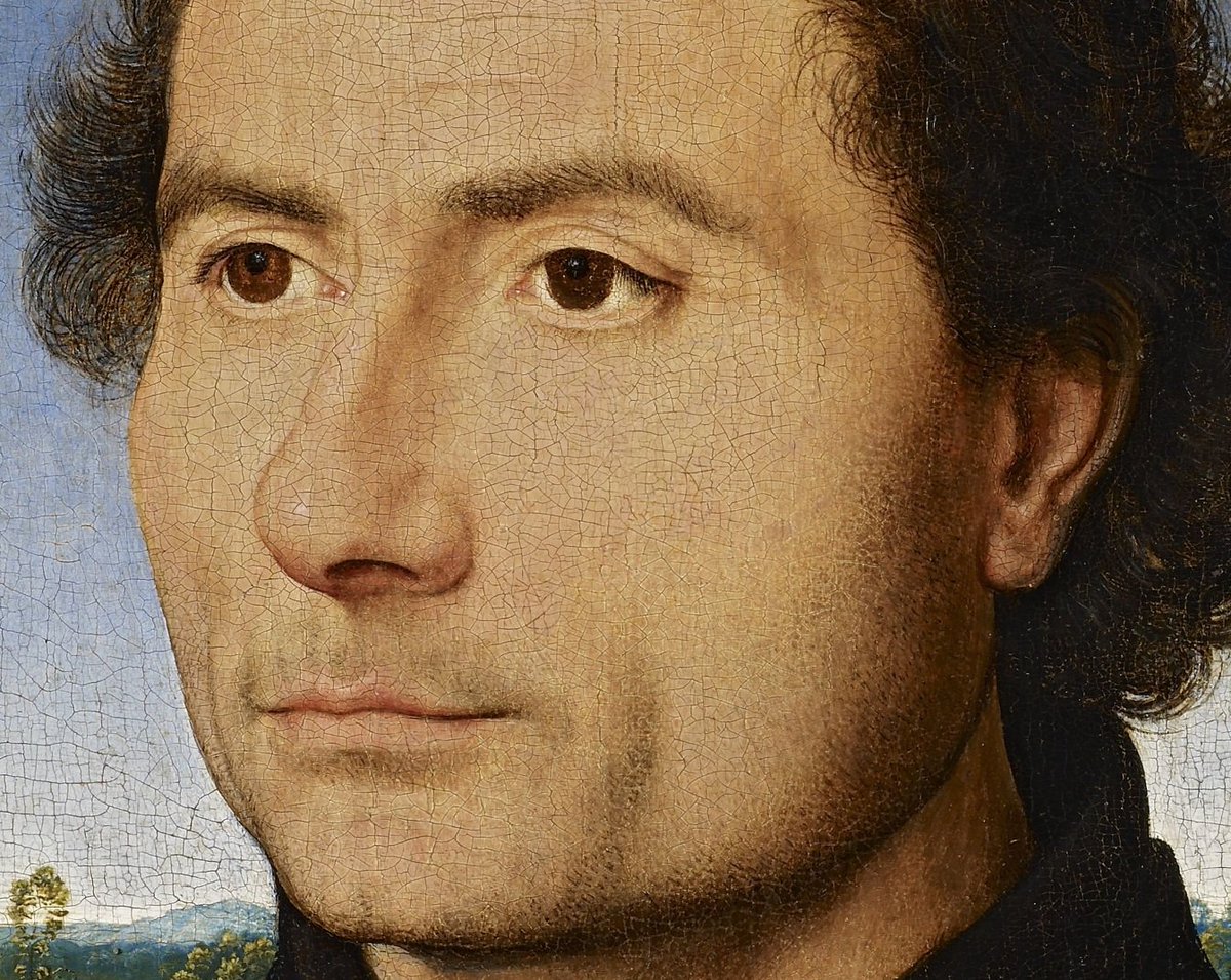 OldPortraiture's tweet photo. Died #OnThisDay in 1494: #German-#Belgian #painter Hans #Memling (ca. 1430-94)

#Portrait of a Man, ca. 1470

#EarlyNetherlandish #HansMemling #Portraiture 
#TheFrick #TheFrickCollection https://t.co/zeiwyWn2gP