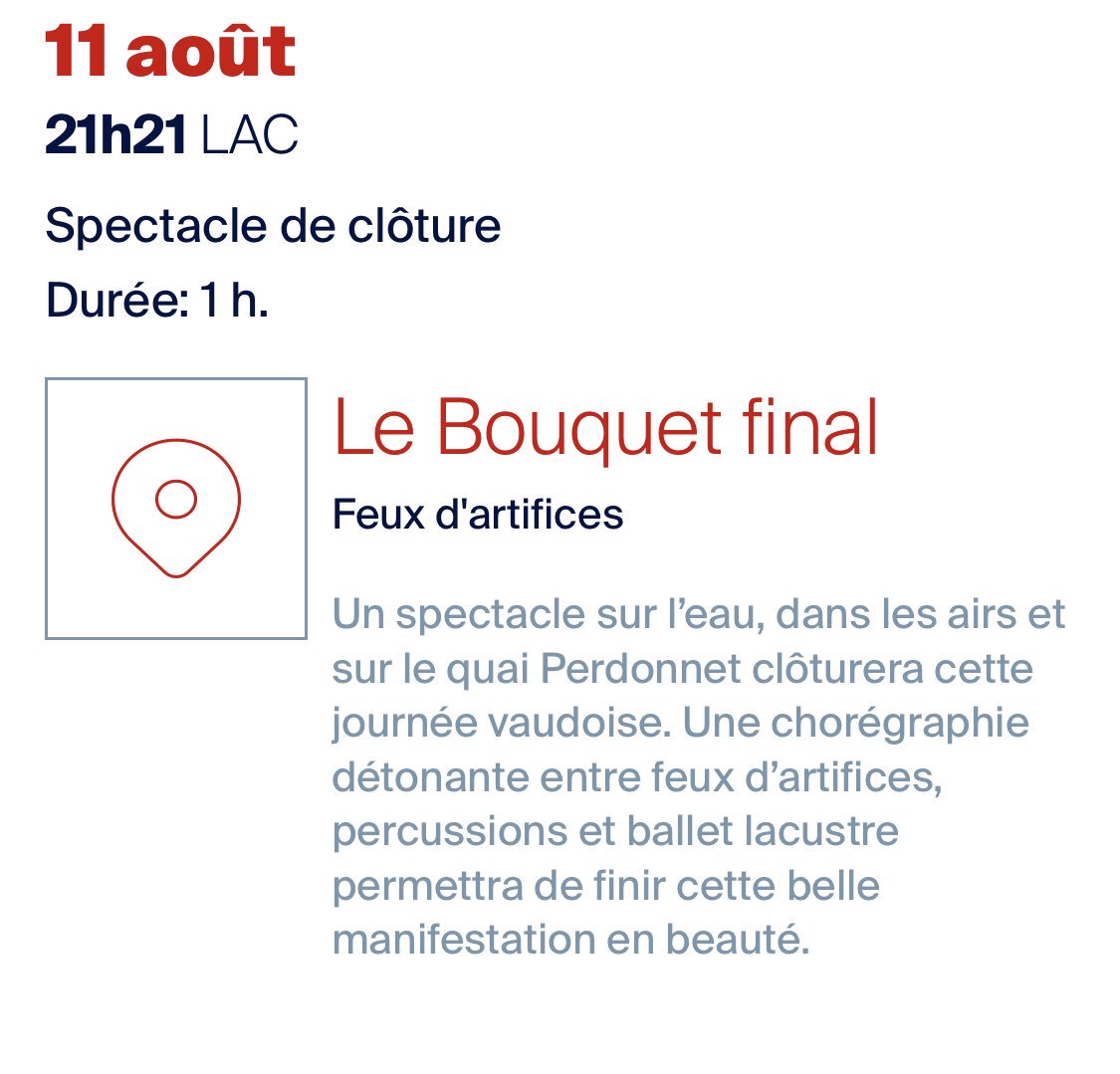 La fête continue, rdv à 21h21 au bord du lac pour le bouquet final. #fevi2019