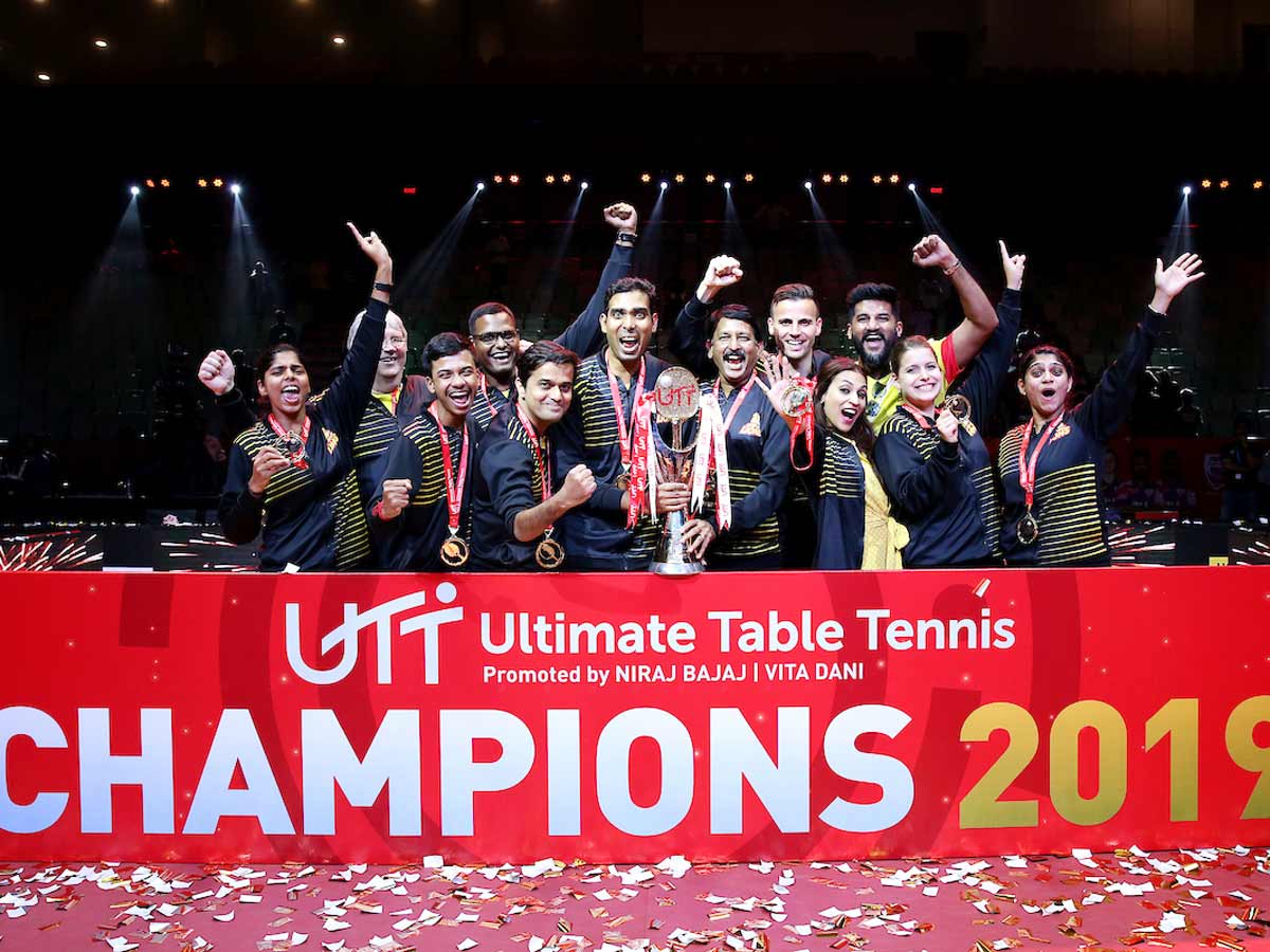 toisports's tweet photo. #CHEvDEL #UTTFinal
Flawless @chennailionsttc are new @UltTableTennis champions
READ➡️https://t.co/5rQ1Cz2PCC https://t.co/4LxWIj9F26