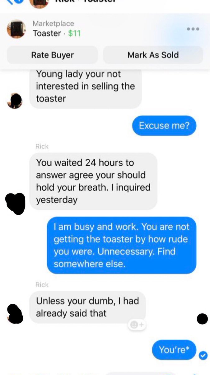 SheRatesDogs's tweet photo. This is... literally... over a toaster https://t.co/FTaI0qXMpi