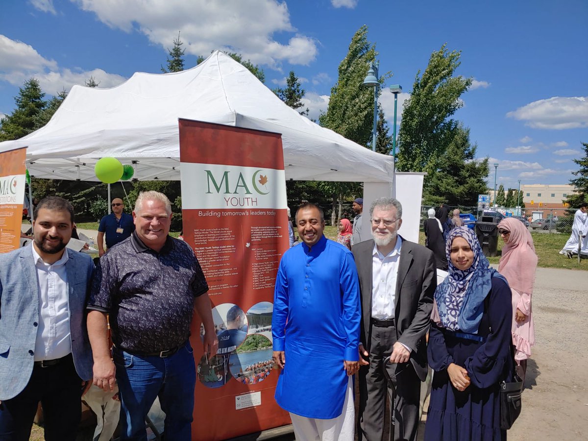 MACNational's tweet photo. Thank you Premier @fordnation for joining MAC Toronto's Eid Prayer and Festival 🙏🎉

It is wonderful to have our civic leaders join us and take part in community spirit 🙌

#EidAlAdha #MACEid #Toronto #MAC 🇨🇦 https://t.co/ekX6JJkYus