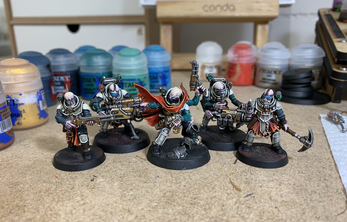 ControllerCult's tweet photo. WiP. #GenestealerCult with their main dude, the #Kelermorph. #wepaintminis #warhammer40k #killteam https://t.co/6E0FGgmSCO