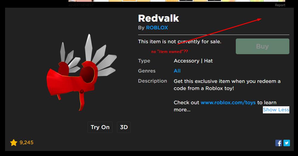 Red Valk Toy Roblox