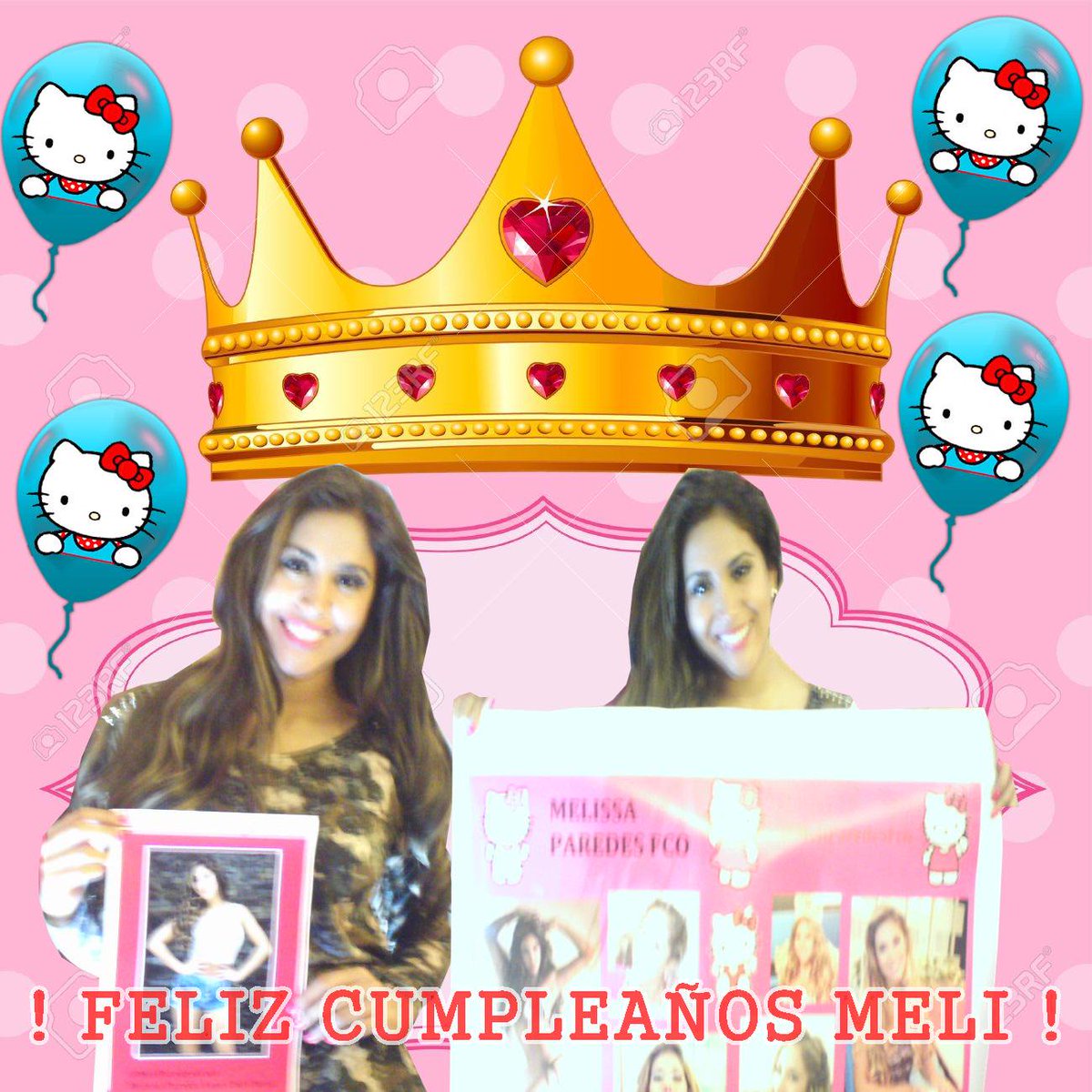 MeliParedesFco's tweet photo. @melissa_paredes Nuestra meli preciosa te mandamos todo lo mejor en este dia de parte de todo el fans club siempre estaremos apoyandote tqm !!! Esperamos verte pronto todas tqm mucho bella https://t.co/YvHexOUHDm