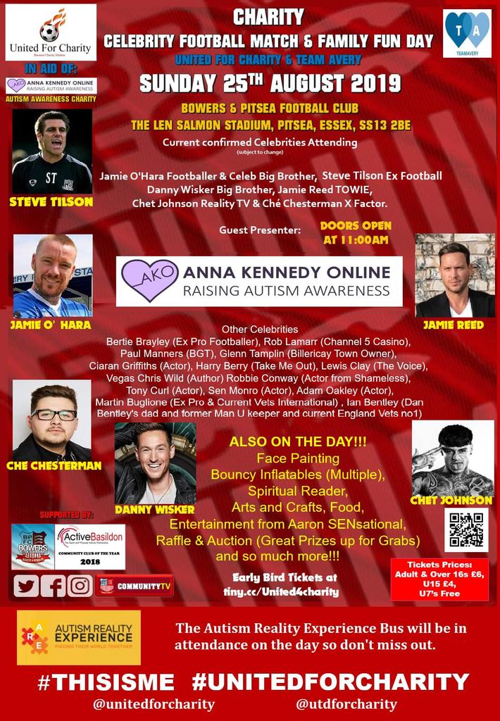 utdforcharity's tweet photo. August 25th come down to @Bowerspitseafc to see our charity football match and family fun day raise fund for @AnnaKennedy1&amp; local homeless charity PAY ON THE GATE. Involving @RobLamarr @glenntamplin @paulm_official @RobbieConwayC @tonycurl1988 @Senar1 @AdamOakley_ @Ian_Bentley1 https://t.co/y8spEmyGC5