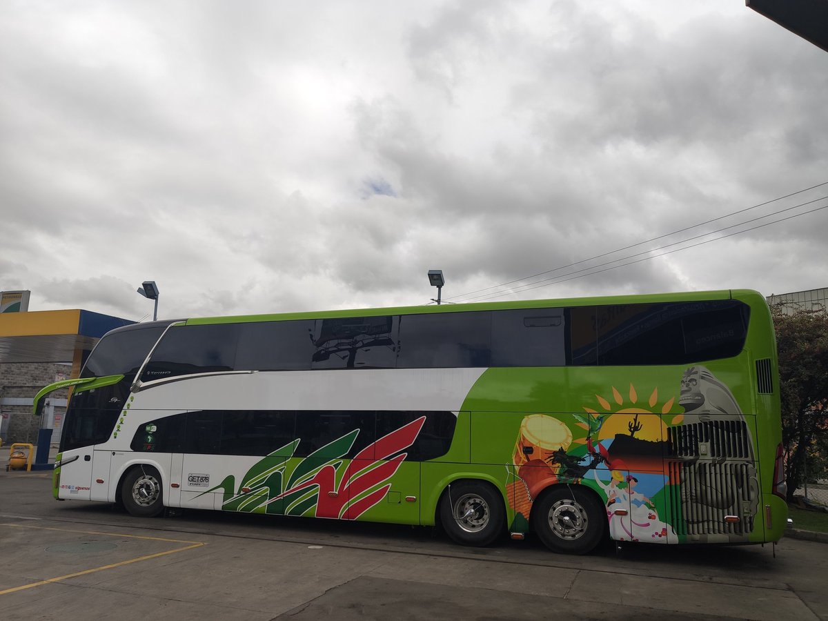 latinobus's tweet photo. Lo nuevo para @Cootranshuila y su servicio #DobleYo: #DoblePiso @MarcopoloCol #Paradiso1800 #NewG7 con chasis @ScaniaGroup #K440, 44 Poltronas y pantallas individuales de entretenimiento. Muy pronto!! https://t.co/8zyUXg6A2m