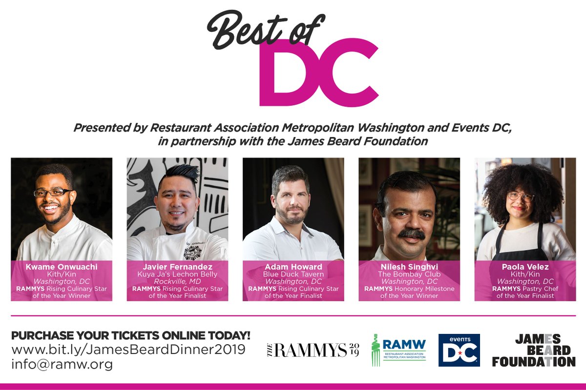 TheEventsDC's tweet photo. #RAMMYS19 Rising Culinary Star finalist Chef Javier Fernandez of #KuyaJasLechonBelly brings his dazzling skills to @beardfoundation with @RAMWdc & @TheEventsDC Tues 8/20 for @RAMMYawards "Best of DC" spotlight dinner! Reserve your seats ASAP: https://t.co/27sLdPYt6K https://t.co/M211r9G7ee