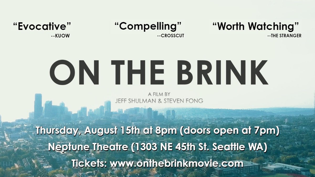 ProfShulman's tweet photo. #OntheBrink gets mentioned on @kexp by @The_Black_Tones' Eva Walker on #Audioasis.  Check out last night's show at https://t.co/bLKXAryMs5 https://t.co/pMhEytPodS