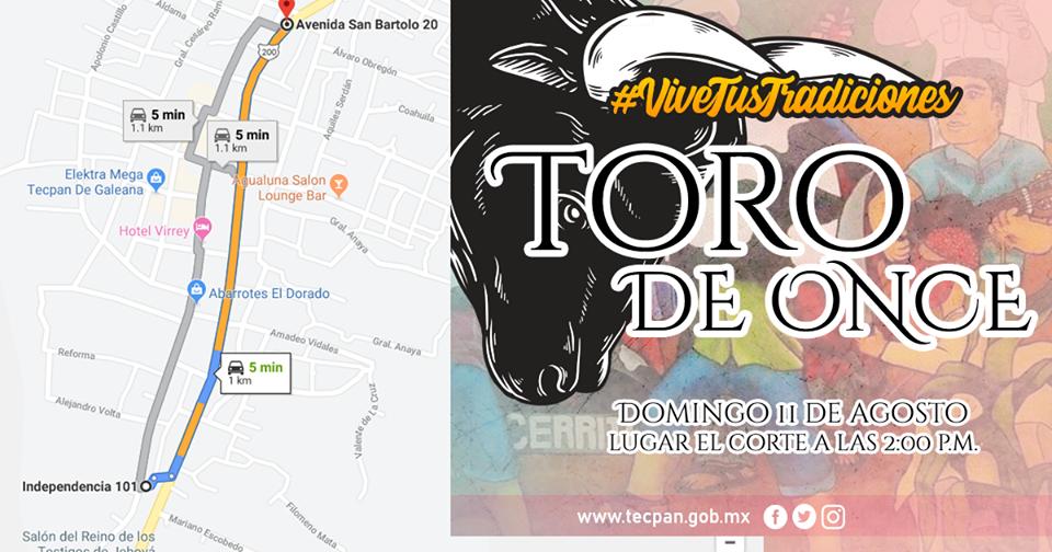 ADNcultura16's tweet photo. #Tecpan Por comenzar los festejos de #ToroDeOnce tomen sus precauciones, habrá cierre de vialidades.
Comienza a las 14:00 h. https://t.co/IYFyQlhjkL