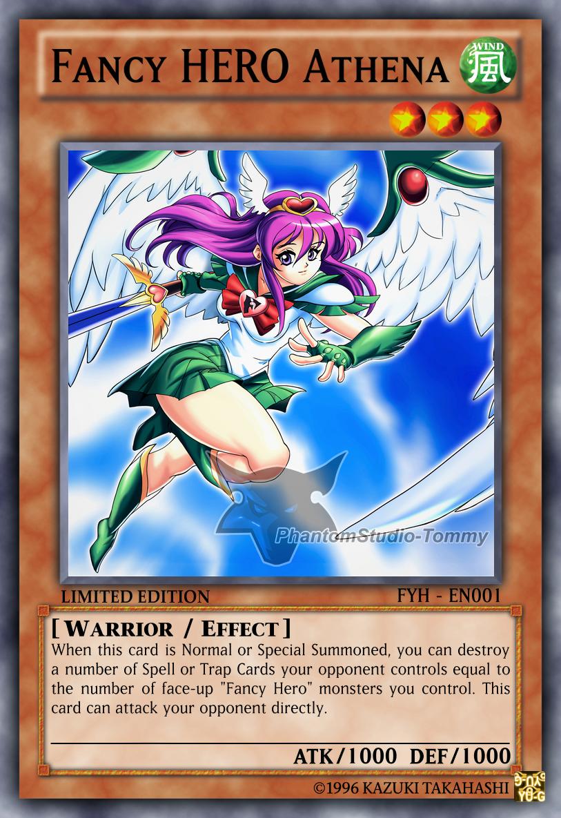 Here's the finished card and we got an "official" Name too! Introducing the  Fancy Heroes, the female Counterparts to the E-Heros :D #yugioh  #elementalhero #fancyhero #duelmonsters #monstercard #cardart #tradingcards  #tgc #custom # #