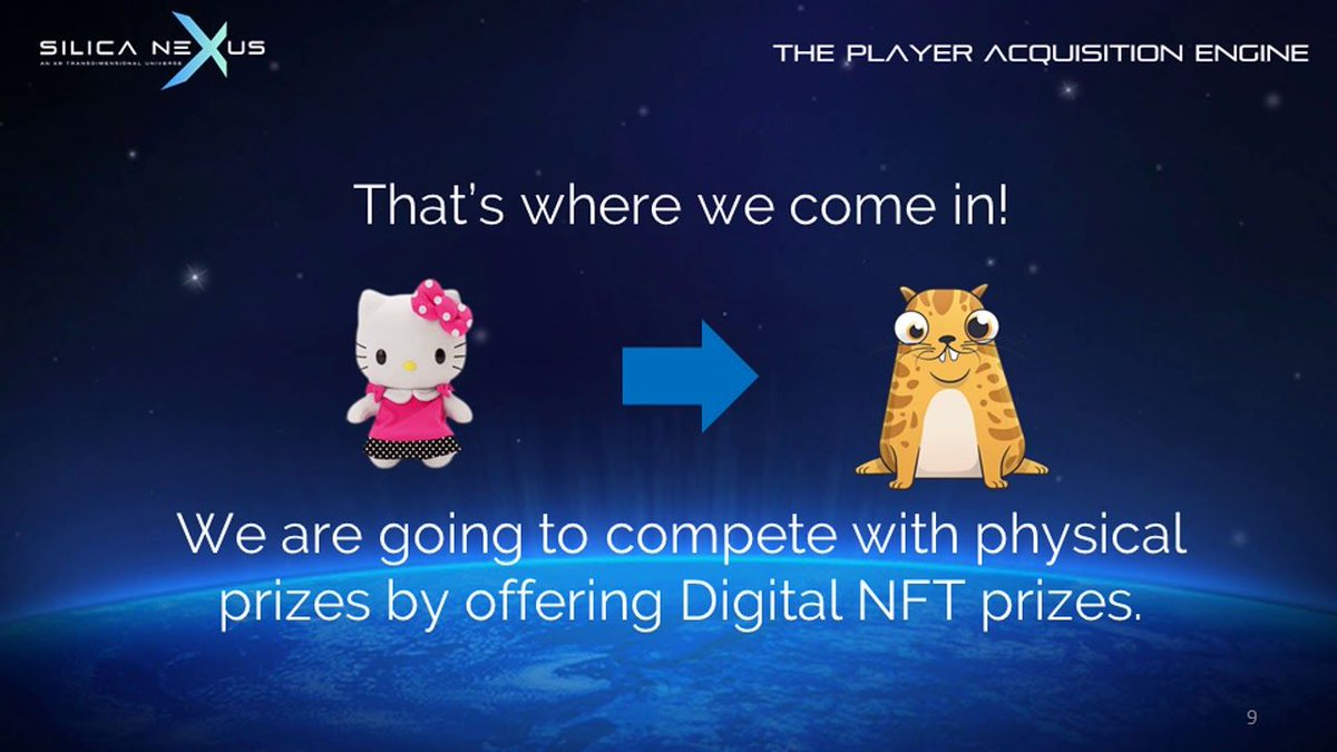 The neXus Marketplace will make trading and buying your video game items easier than ever with blockchain technology. Watch our video to see our Alpha in action: buff.ly/2Kirqje
#silicanexus $Droid #NFT #Nonfungibletokens #videogames #Marketplace #blockchaingames #crypto
