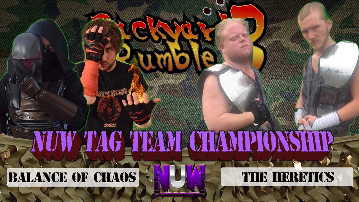 NUW_Wrestling's tweet photo. Have you seen the craziest #BYW 30 Man Rumble of the year yet⁉️

Watch as NUW PRESENTS: #BACKYARDRUMBLE 3 with 4 of our 5 Championships all on the line.💯

Click the following link here to watch the full show on our YouTube Channel: https://t.co/Y2RK8d1HGO https://t.co/J34zGsnb6t