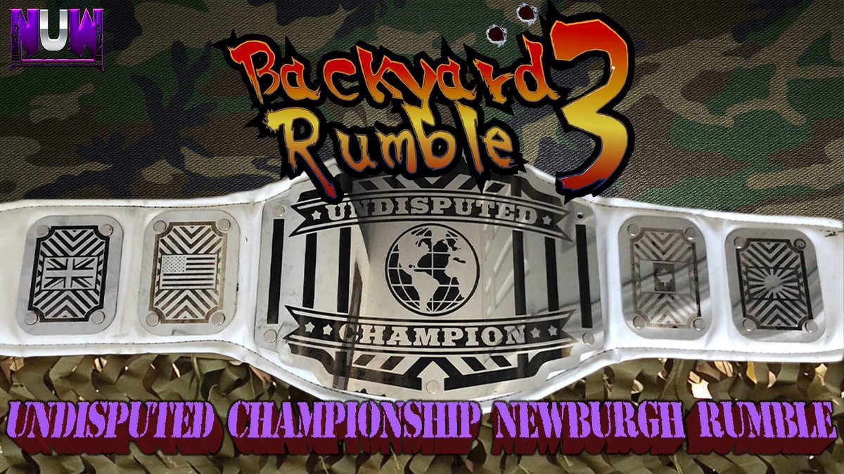 NUW_Wrestling's tweet photo. Have you seen the craziest #BYW 30 Man Rumble of the year yet⁉️

Watch as NUW PRESENTS: #BACKYARDRUMBLE 3 with 4 of our 5 Championships all on the line.💯

Click the following link here to watch the full show on our YouTube Channel: https://t.co/Y2RK8d1HGO https://t.co/J34zGsnb6t