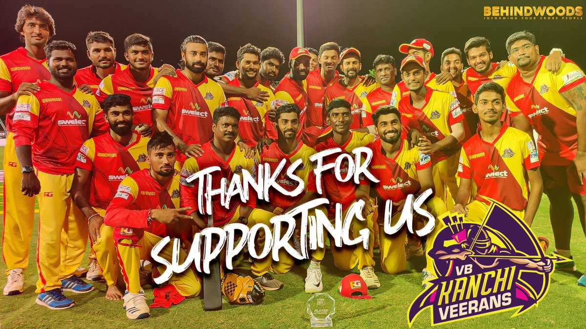 NRKTNPL's tweet photo. Great Tournament with lots of Positivity! Thanks for each and every fan who supported us ❤ Love you all. Thank You
#vbkv #tnpl2019 #NammaPasangaNammaGethu #Modhareadyah https://t.co/Hb10A6ZXkJ