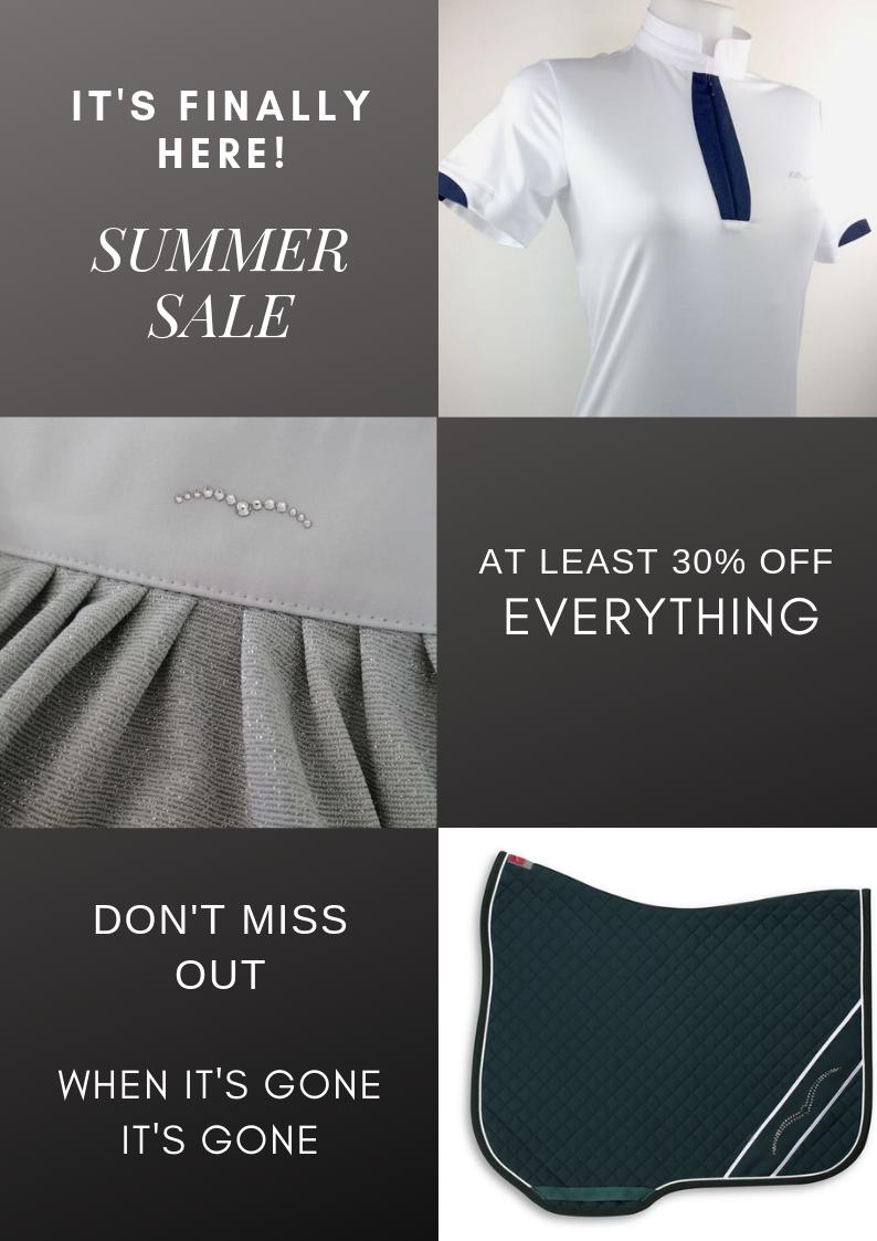 Our Summer Sale is now on! Save at least 30% on equissimo.co.uk/collections/sa… #teamequissimo #equestrian #sale