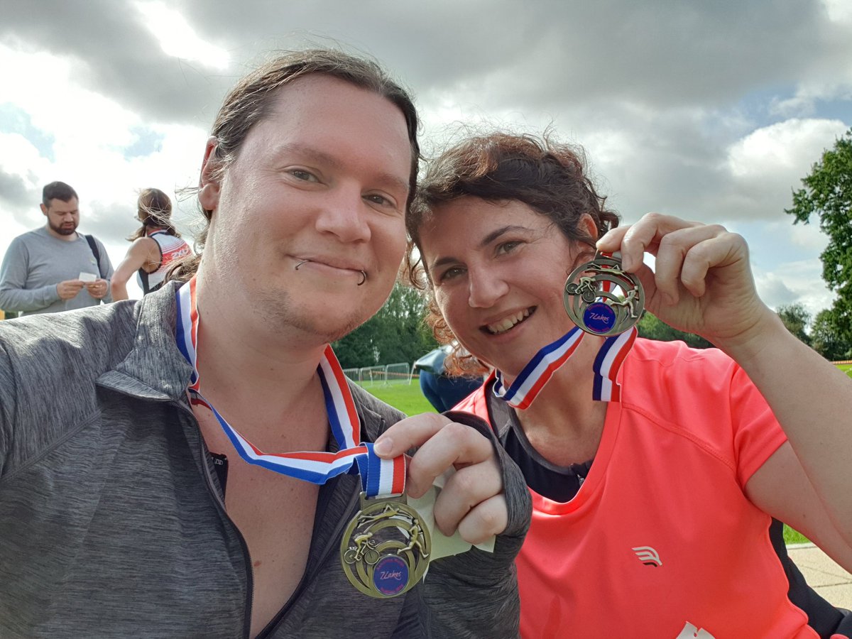 danwright_dev's tweet photo. Thank you @AnimisRacing for a great day at the first 7 Lakes Axholme North Triathlon. My 2nd triathalon, 1hr 22minutes. Well done to @BazzoliB on completing her 1st #uktri #running #Triathlon @uktri https://t.co/SInYJZM3d9