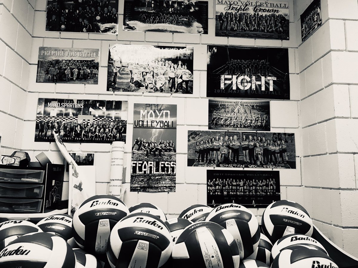 MayoVball's tweet photo. The excitement is rising!! https://t.co/DS5YWX3Axe