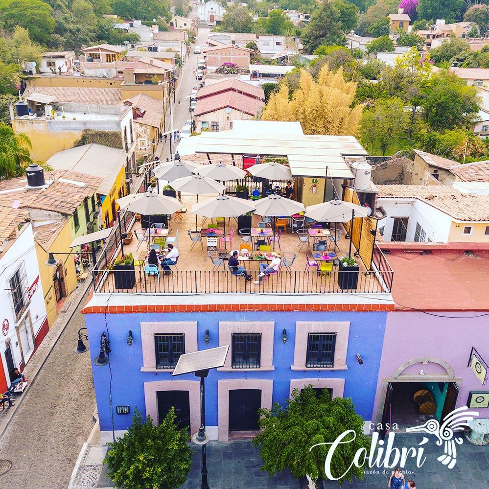 Vista Nocturna De La Terraza Picture Of Restaurante Casa Colibri Malinalco Tripadvisor
