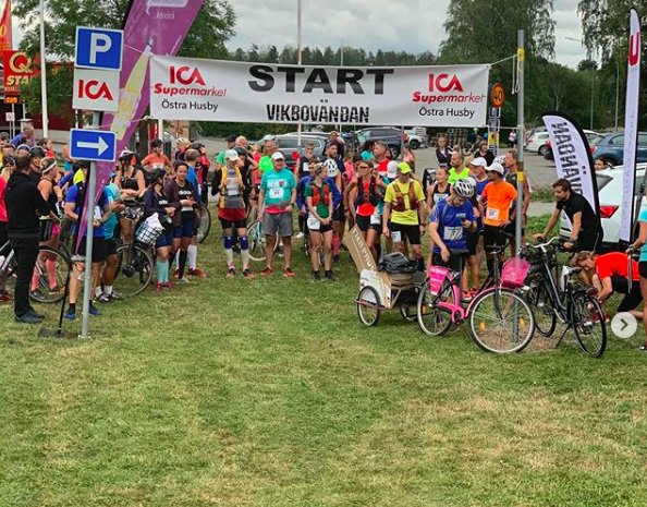 Fin avslutning på ledigheten. Vikbovändan med 45 km löpning   på både asfalt, grus och lite obanat. Bra uppladdning inför jobbveckan. #vikbovändan #ultra #marathon #saucony #träning