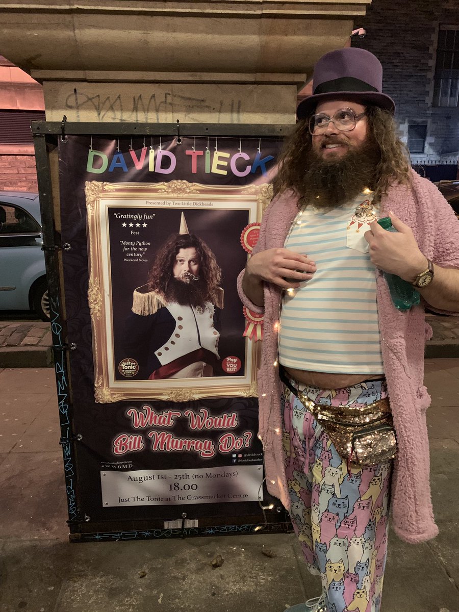 TwoLittleDheads's tweet photo. Another frickin fabulous solo show for Dickhead Dave. The entire audience were French and massive fans of the absurd. Picked him out of the guide which means; THE GUIDE WORKS!
Also his picture is tres bien #wwbmd @edfringe @davidtieck https://t.co/NPtISBVR5T