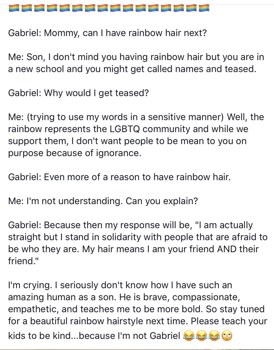 TheatreELC's tweet image. This is #Excellent parenting in progress! #LearningStartsAtHome #LOVE #Acceptance #BeLikeGabriel #GoodToGreat 🎭 My hope for this year is that my students learn love and acceptance of all people! #TeacherLife #TheatreLife