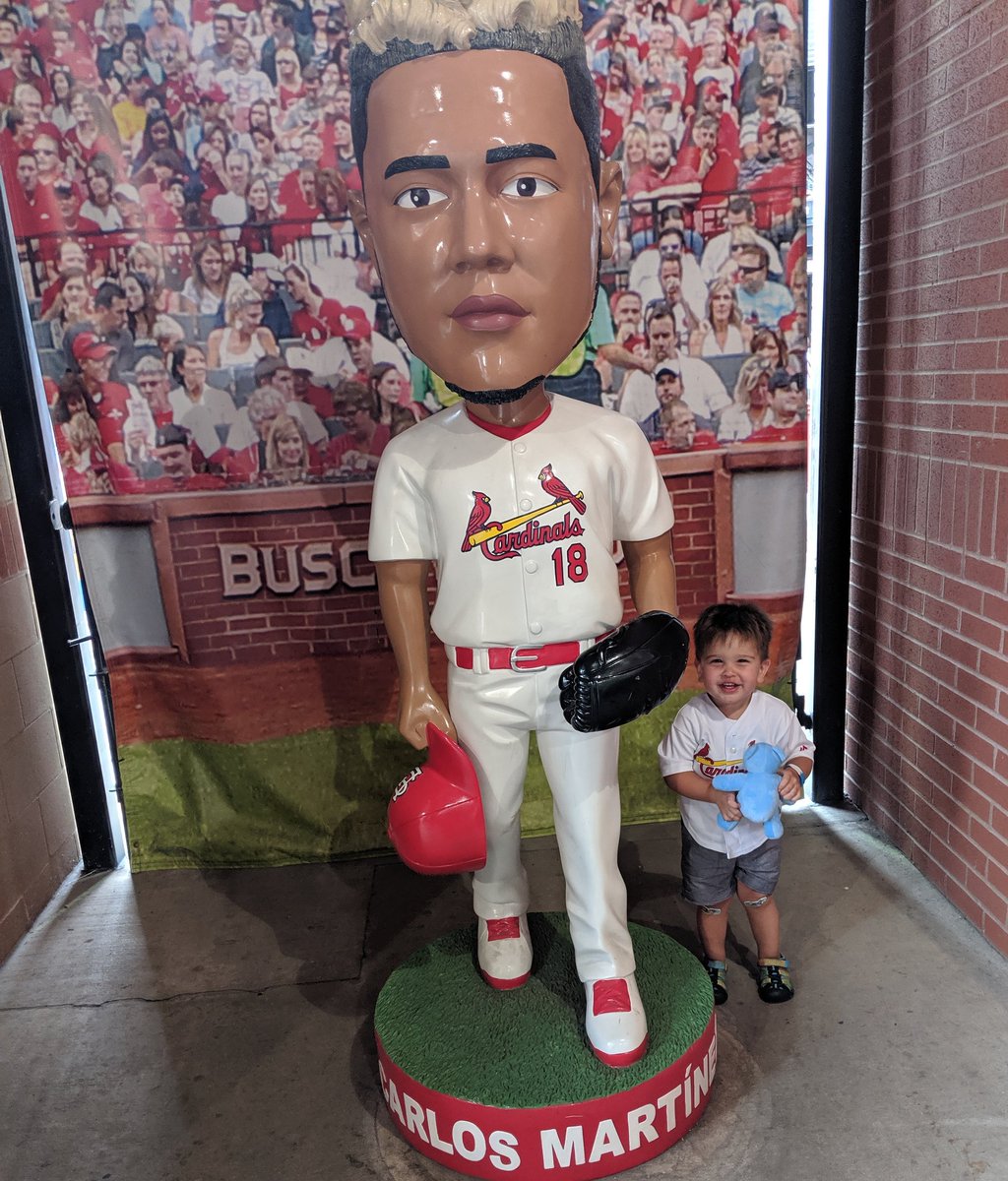 amyjohays's tweet photo. TJ hanging with his new buddy Carlos 😉⚾💙 #cardsfangram https://t.co/exUxQUuqZB