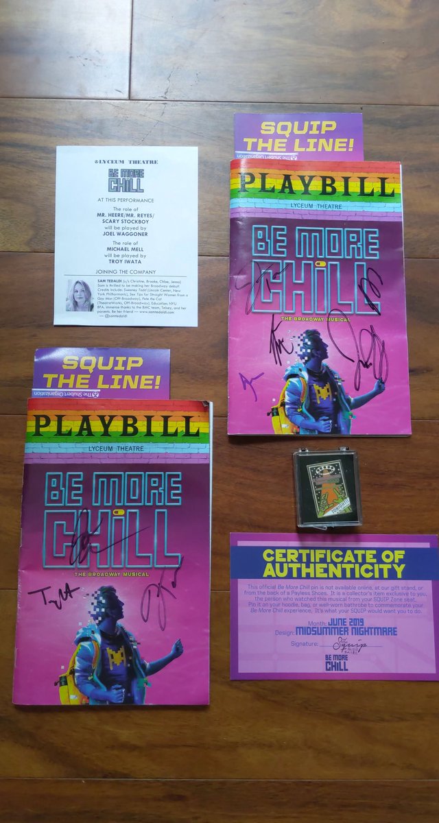 Laurel_Lorul's tweet photo. #smartphonehour Thank you @BeMoreChill for some of the best nights ever! We all know this is not the end, just like the original cast recording, Be More Chill will continue to be discovered by other who will help pass around Be More Chills story π Teach us how to say goodbye π https://t.co/VvdpGrzniT