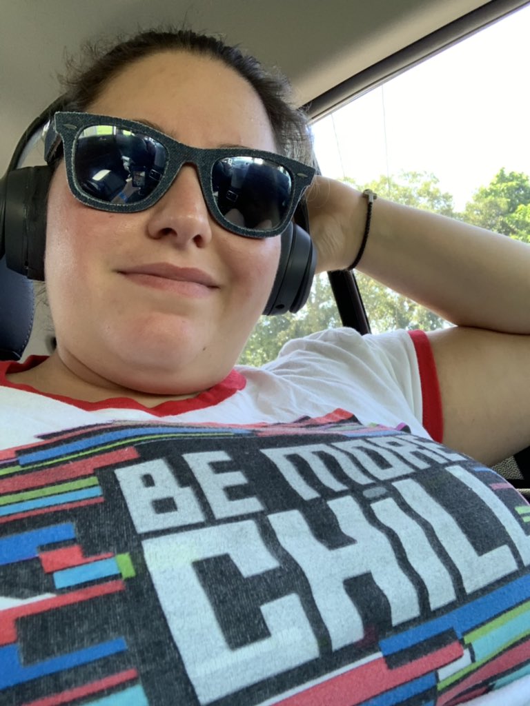 IAMPEACEMONSTER's tweet photo. @BeMoreChill #SmartphoneHour wearing my @BeMoreChill shirt and listening all day #BeMoreChill will be miss π https://t.co/LIWlCaaOCs