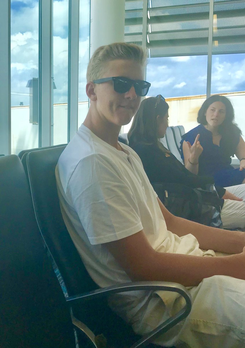 sbrooks525's tweet photo. Hollywood aka @Daniel_brooks23 and I are in route to Aruba to catch up with Laura & Katie @katiebr20! #TimeToShutdown #PlayTime #SurfClub https://t.co/9IGDcJ5Paq