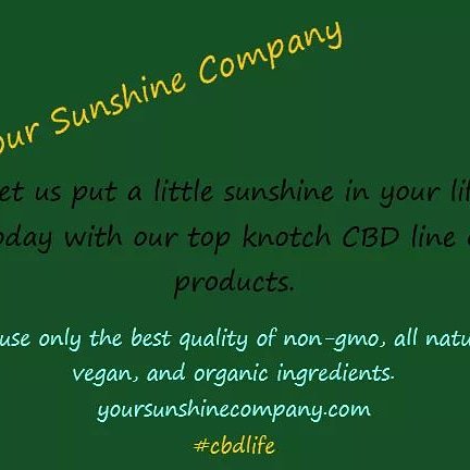 YourSunshineCo's tweet photo. We invite you to come experience the difference with us. #ysc #naturalwellness #cbdlife #plantnatural #cbdexperience #cbdexperts #cbdfromhemp #terpenemagic https://t.co/bYNKr8K77p