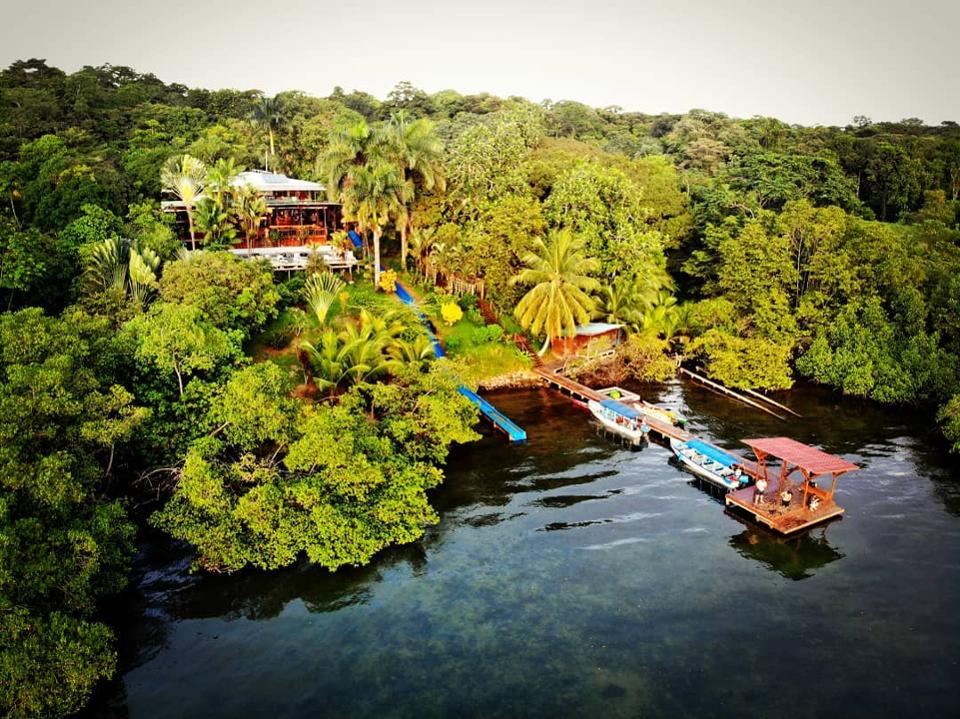 Forbes's tweet photo. 5 adventurous resorts that have waterslides straight into tropical lagoons, lakes and rivers: https://t.co/SHRG0AoHBl https://t.co/Xh8mcNB2IX