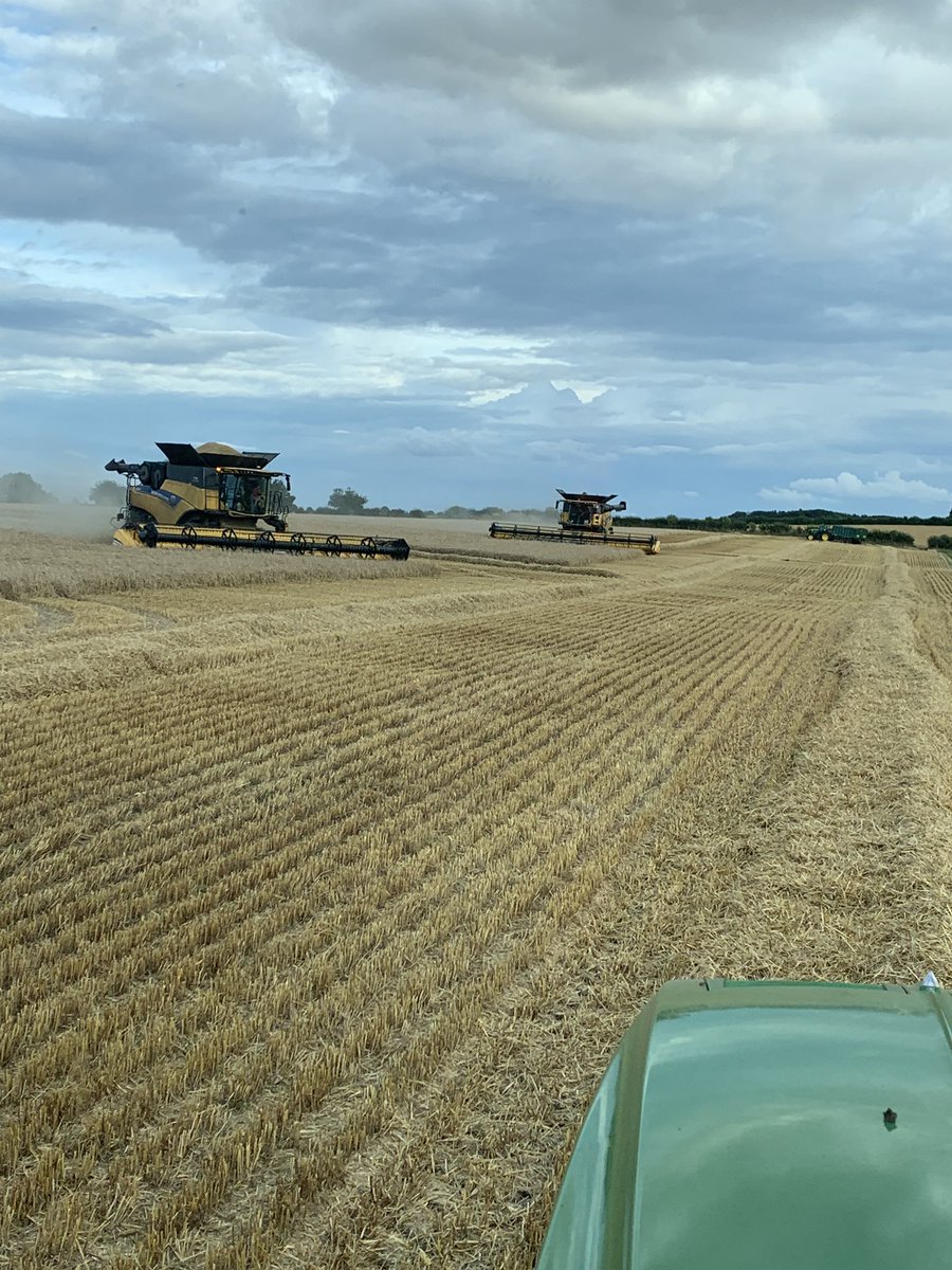 GrainFinger's tweet image. Stunning #harvest19 evening on the @LincsWoldsAONB