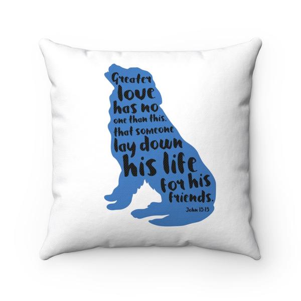 blessed_pillows's tweet photo. "Greater love has no one than this: to lay down one’s life for one’s friends." - John 15:13

#uniquegift #BlessedPillows #Inspirationalgift #scripturepillow #bibleverses #throwpillow #pillow

https://t.co/l3bzKLbfeU https://t.co/1ynPEpCOCF
