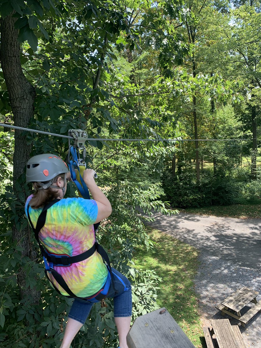 DAAnthony73's tweet photo. Needed an adventure selfie. Why not try zipling! @CVMonroeEagles #GameOnMonroe #adventureselfie #cantwaitdoitagain https://t.co/rtUA9OxrSG