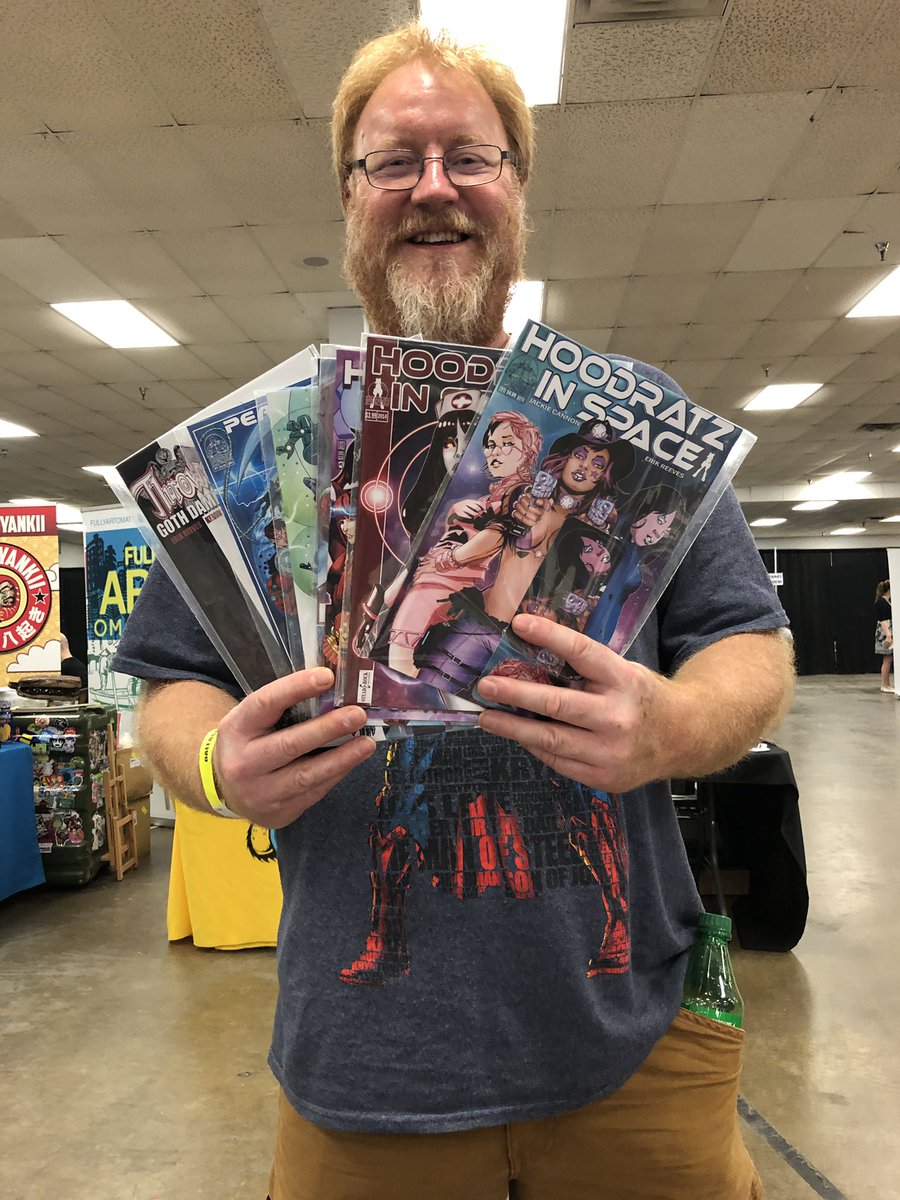 ErikReevesart's tweet photo. HOODRATZ IN SPACE fans are the best in the Galaxy!💫 #Comics #makecomics #comicbook #comicart #promotecomics #supportcomics #patreon #DCS #DCS2019 #DCSFF #DCSFF2019 #erikreevesart #hoodratzinspace ⭐️⭐️⭐️⭐️⭐️ https://t.co/u6RtBzJX8K