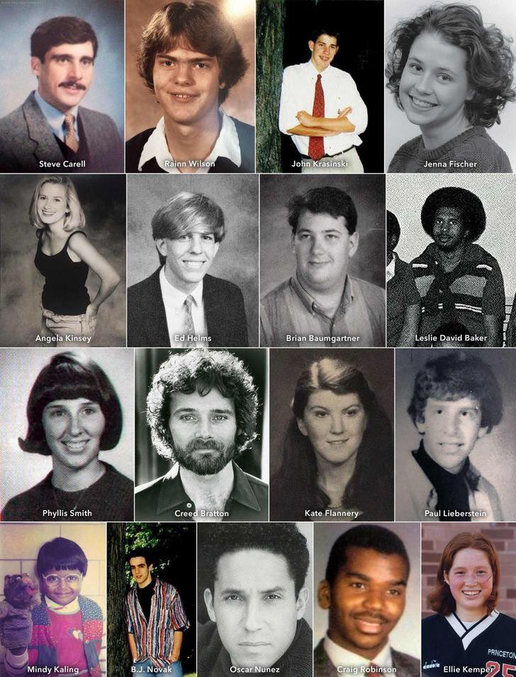 OriginalYoni's tweet photo. ‘The Office’ cast when they were younger https://t.co/BOVYJ7ggev