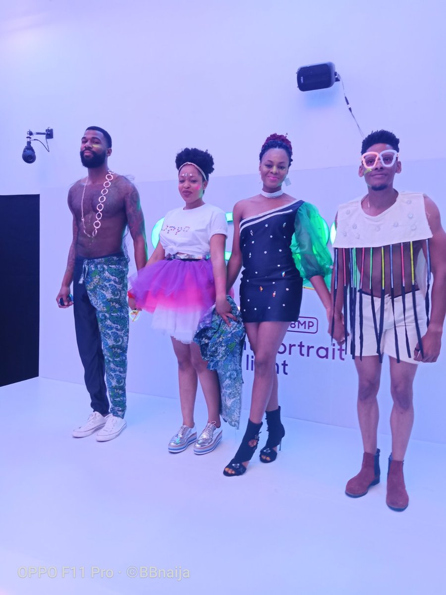 OPPONigeria's tweet photo. Congratulations to Team Enkay, winners of the OPPO Runway Task. They have won 2 million naira worth in cash and prizes!! #OPPOxBBN #BBNaija https://t.co/HV4iNdaJxh