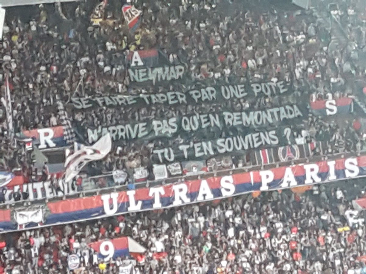 parisunited75's tweet photo. 🔴🔵 Petit message du @Co_Ultras_Paris pour @neymarjr  #PSGNO #psg https://t.co/d5t3LTPIgU