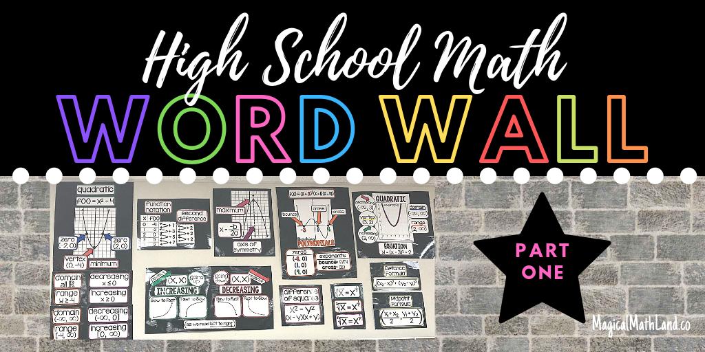 MagicalMathLand's tweet photo. It is finally done! I bought @ScaffoldedMath Word Wall and finally got the blog post done about it! Please check it out, and check out her page as well! 
https://t.co/MsfcR3DlCQ
#math #wordwall #highschoolmath https://t.co/BOHsojXRd9