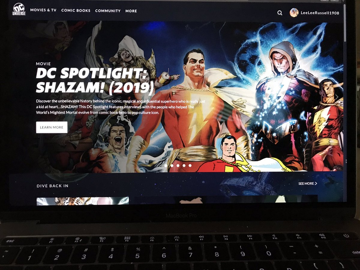 @Black_Vulcan69 Watching DC Spotlight #OriginalCaptainMarvel #Shazam The World’s Mightiest Mortal⚡️ @TheDCUniverse @ShazamMovie