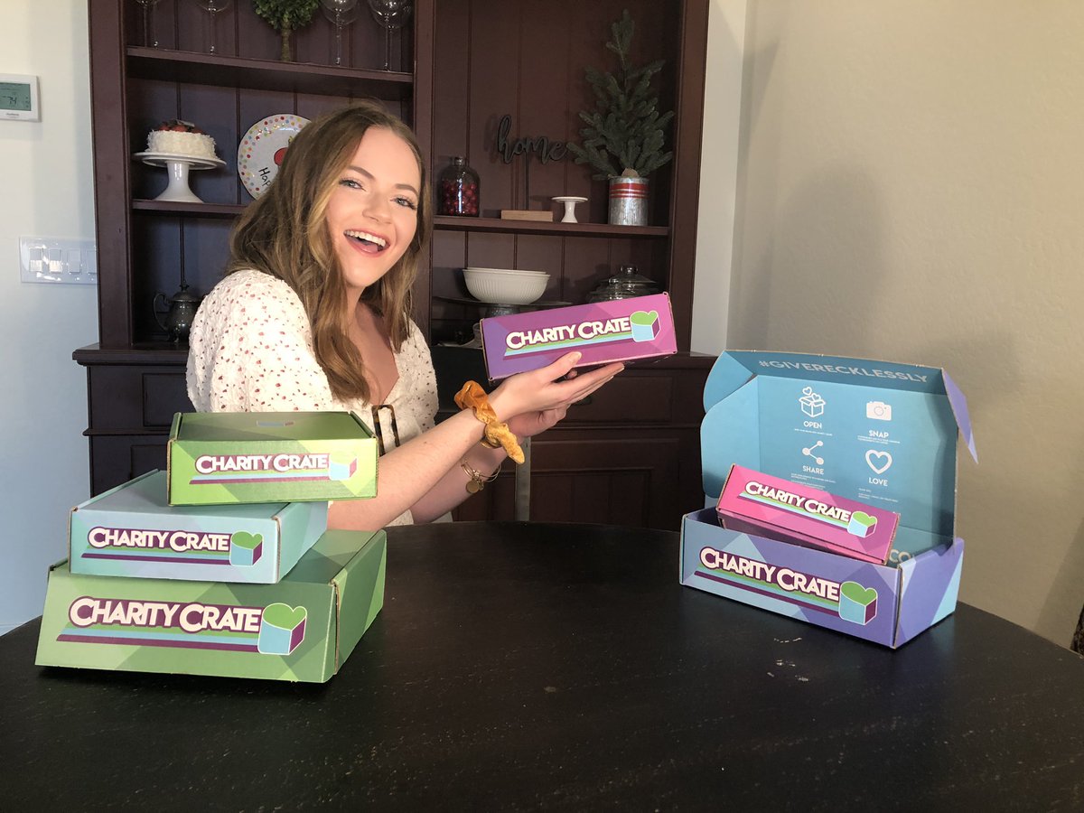 CharityCrate's tweet photo. Behind the scenes sneak peek at our upcoming unboxing video! So fun! WHAT could be inside? https://t.co/MFwgG4y3Cj #changecharity #subscribtionbox #unboxing #subscriptionboxaddiction #crowdfunding #charity #indiegogo #giveback #behindthescenes https://t.co/PyI9otGz96