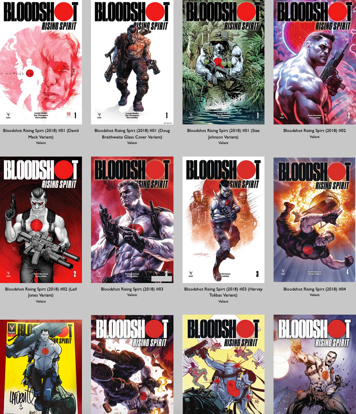 Incognito_Comic's tweet photo. #BackIssueMonday is here again and we are highlighting @Valiantcomics. Are you aware that Vin Diesel is staring in a #Bloodshot movie in 2020? Have you read any of the #comicbooks? Here is your chance!
#bloodhsotcomics #comicbookstore #backissues
https://t.co/bCnafXKi7f https://t.co/8AWgUT6gl9